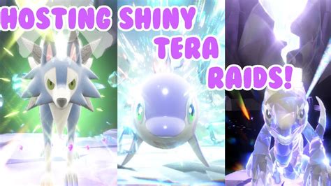 LIVE Hosting Shiny Tera Raid Dens In Pokemon Scarlet Violet YouTube