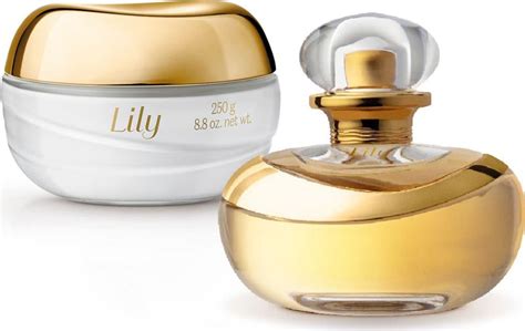 Combo Lily Eau De Parfum 75ml Creme Acetinado Hidratante Desodorante