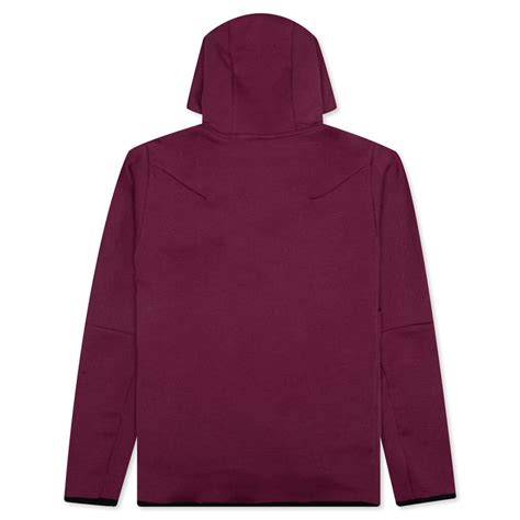 Nike Sportswear Tech Fleece Full Zip Up Hoodie Rosewoodblack Feature