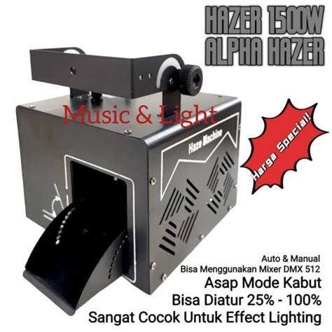 Jual Mesin Asap Fogging Hazer 1500W Alpha Hazer Machine Mesin Haze