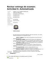 Derecho Mercantil Actividad Automatizada Docx Revisar Entrega De