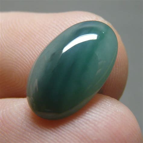 Jade Cabochon Anillo Jade Piedra Joyería Anillo De Jade Piedra Myanmar