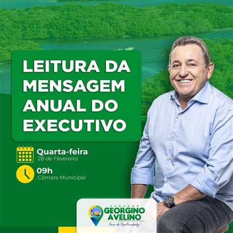 Prefeitura De Senador Georgino Avelino LEITURA DA MENSAGEM ANUAL AO