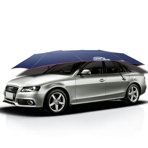 Fully Automatic Remote Car Umbrella Sunshade Tent Roof Cover Anti Uv Dust Protector Free