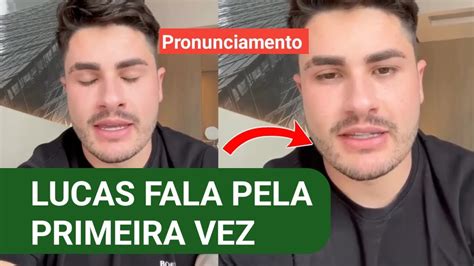 Lucas Souza Se Pronunciou Ap S Desistir Da Fazenda Youtube