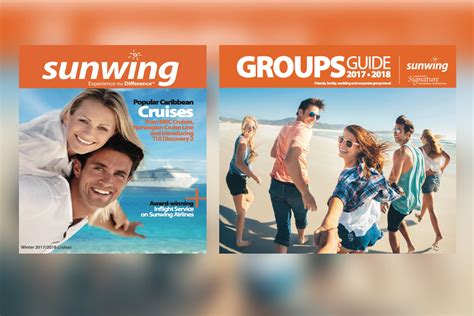 Pax Sunwing Launches Cruise Brochure Groups Guide