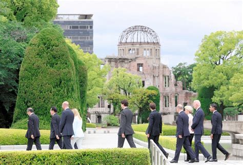 G7広島サミットが開幕 各国首脳ら原爆慰霊碑に献花 写真特集2130 毎日新聞