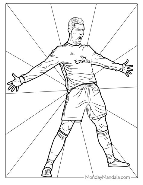 cristiano ronaldo coloring pages 9