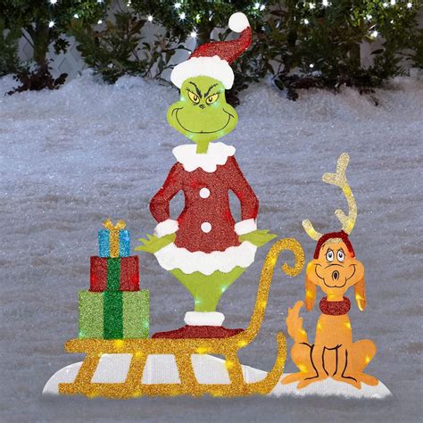 Promotion Grinch Grinch Decorations Grinch Christmas Decorations 1pcs Yard Signs With Stakes