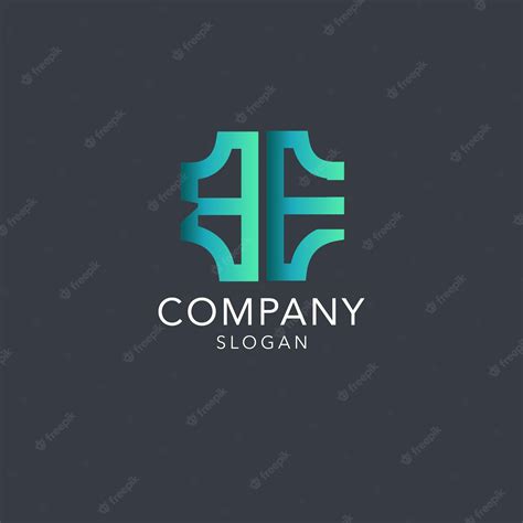 Premium Vector Modern Monogram Initial Letter Be Logo Design Template