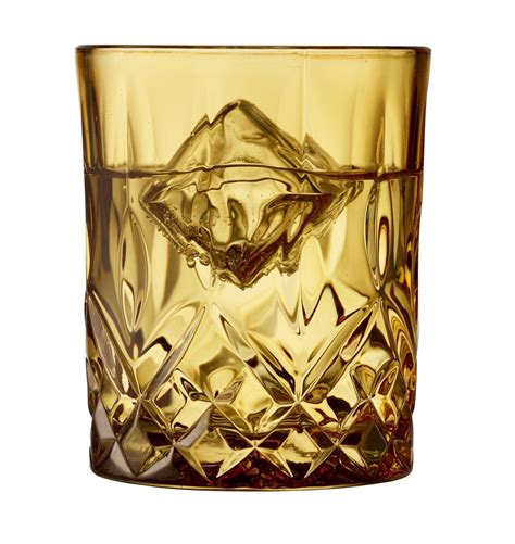 Lyngby Glass SORRENTO Kolorowe Szklanki do Drinków Whisky 320 ml 4 Szt