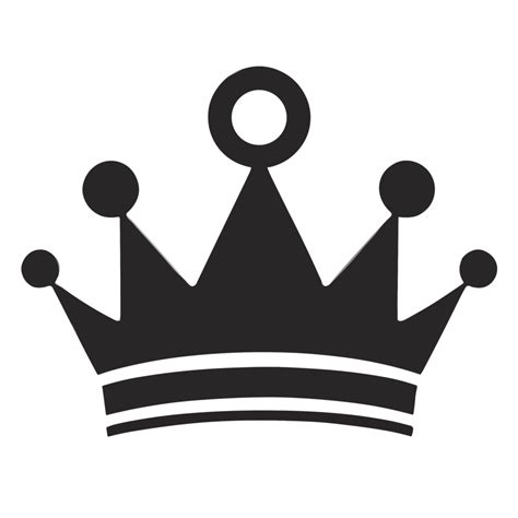 King And Queen Crown Silhouette 24633574 Png