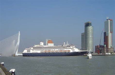 Cruiseschip Ms Rotterdam Van De Holland America Line Aan De Cruise