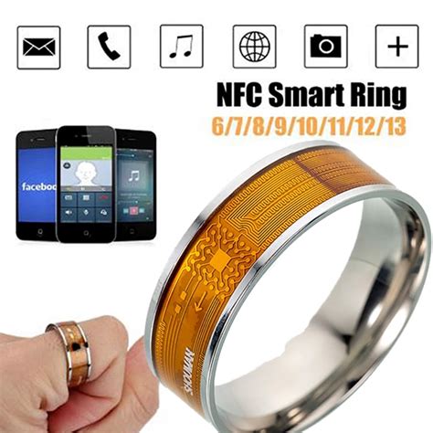 New Fashion Nfc Finger Ring Smart Wearable Connect Android Phone