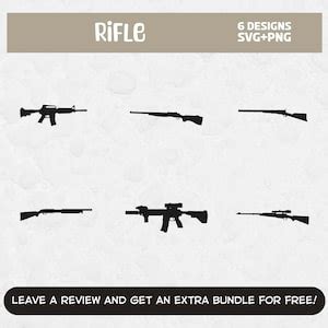 Rifle Svg Svg Files For Cricut Rifle Clipart Hunting Rifle Svg Deer