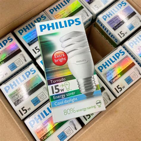 Philips 15w Tornado E27 Energy Saving Light Bulb Furniture And Home Living Lighting And Fans