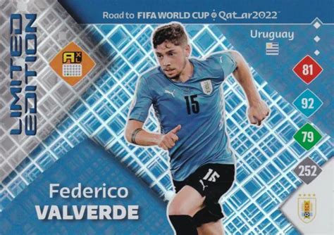 PANINI ROAD TO Qatar World Cup Tarjeta 2022 Federico Valverde Edición