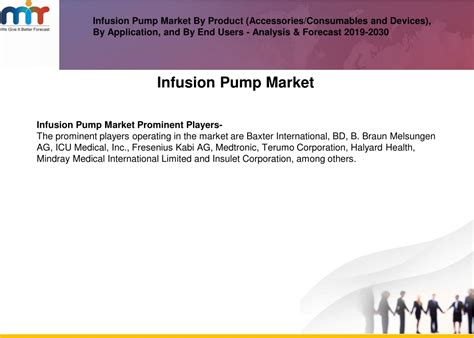 PPT Infusion Pump Market Analysis Forecast 2019 2030 PowerPoint