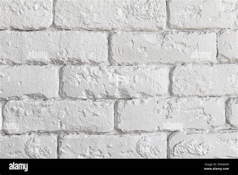 Abstract Urban Background Modern White Brick Wall Texture Image In