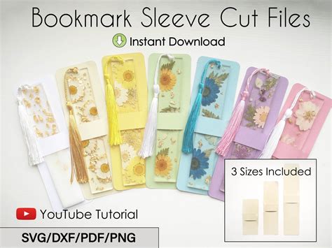 Bookmark Sleeve Svg Bookmark Display Card Svg Bookmark Etsy Australia