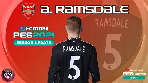 Pes Aaron Ramsdale Face Arsenal Pes Pc Youtube