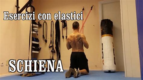 15 Esercizi Con Gli Elastici Per La Schiena YouTube