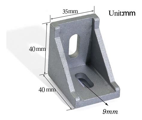 Kit 10 Cantoneira Alumínio Para Perfil Estrutural 4040 90º