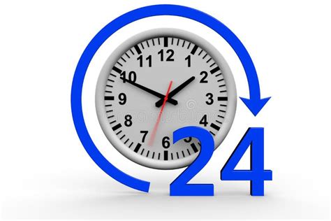 Rund Um Die Uhr Stock Abbildung Illustration Von Clockwise 49246305