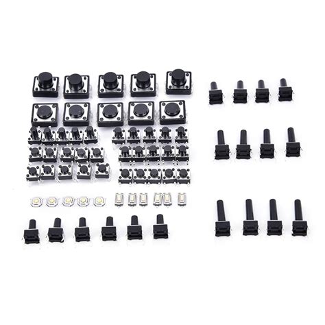 14types Details about 140pcs Momentary Tact Tactile Push Button Switch ...