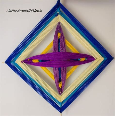 Wool Mandala God S Eye Ojo De Dios God S Eye Mandala Yarn Art