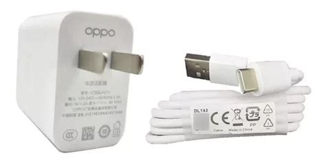 Cargador Oppo W Cable Tipo C Reno Lite Lite Reno Env O Gratis