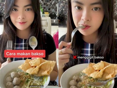 Makan Bakso Viral Satu Trik