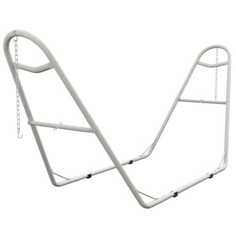 Outsunny Hammock Stand, Portable Adjustable Steel Frame Hammock Stand ...