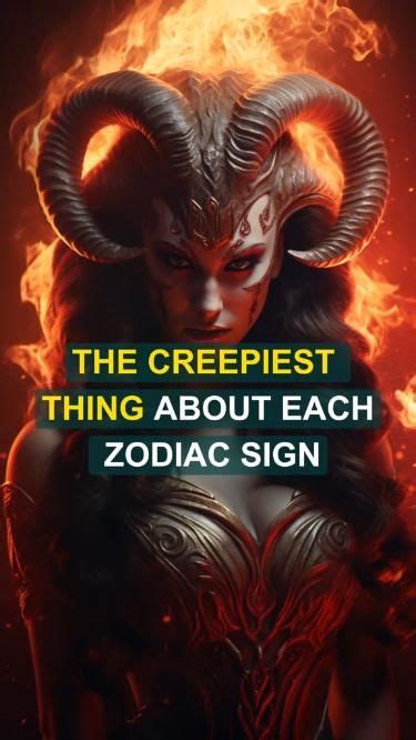 The Creepiet Thing About Each Zodiac Sign In Zodiac Signs