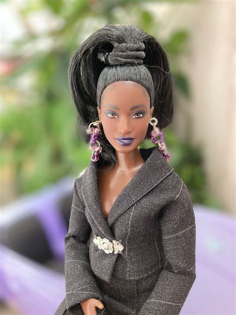 Black Jacket And Pants For Curvy Barbie Doll Etsy