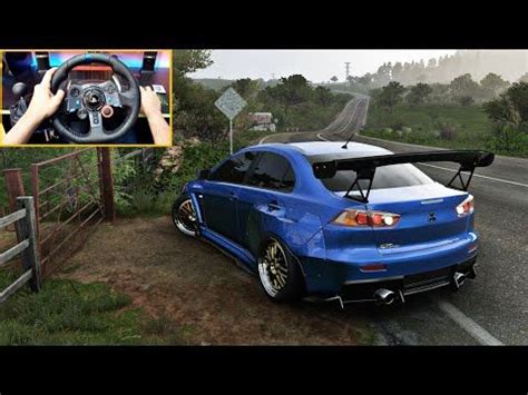 Mitsubishi Lancer Evo X Forza Horizon Logitech G Testdrive