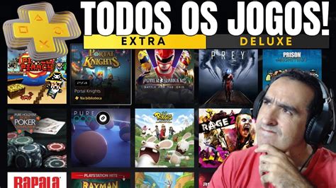 Lista Completa Jogos PS Plus Extra E Deluxe Lista