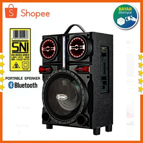 Jual Speaker Gmc 897r Bluetooth Portable 8 Inch Pairing Free Mic