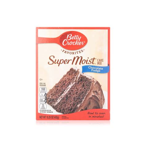 Betty Crocker Super Moist Delights Triple Chocolate Fudge Cake Mix 432g Spinneys Uae