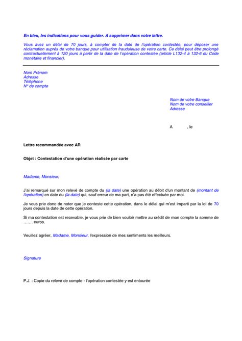 Exemple De Lettre Contestation Modele De Lettre Type My XXX Hot Girl