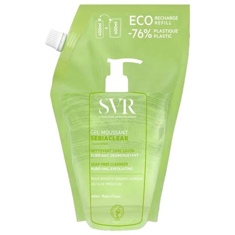 Svr Sebiaclear Gel De Limpeza Eco Refill 400ml