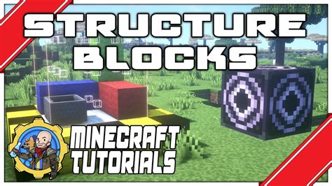 How To Use Structure Blocks Basics Minecraft Tutorials Java Edition 1 16 Youtube