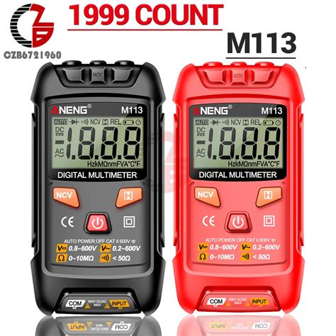 Aneng M Mini Digital Multimeter Ac Dc Voltage Meter Counts