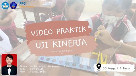 VIDEO PRAKTIK UKIN MATEMATIKA KELAS 1 MODEL PROBLEM BASED LEARNING