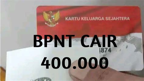 Siap Siap Bansos BPNT Rp 2 4 Juta Tahap 5 Cair Lagi Bulan September