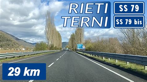 Superstrada Rieti Terni Ss E Ss Bis Ternana Percorso Completo