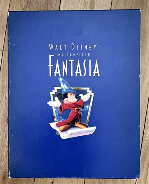 Disney Fantasia Deluxe Vhs Collectors Edition Rare Vintage Vg