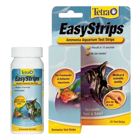 Tetra Easystrips Ammonia Aquarium Test Strips Count