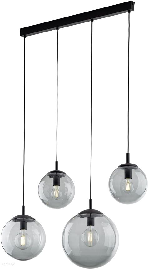 Tk Lighting Lampa Wisząca Esme Listwa 4Xe27 Czarny Dymiony 5381