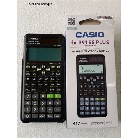 Jual Kalkulator Casio Fx 991 Es Plus 2nd Edition Shopee Indonesia
